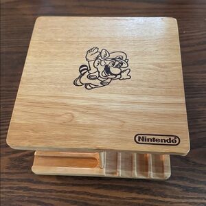Nintendo Wooden Organizer with Mario Graphic